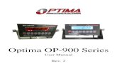 Optima OP-900 Series - American Weigh Scales...1= need calibration Load weights on scales according to max. capacity. Suggest close to the max capacity, at least 10% of max. capacity.