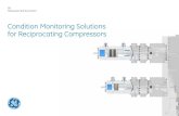 Condition Monitoring Solutions for Reciprocating Compressors ... health of a reciprocating gas compressor