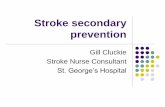 Secondary Prevention of Stroke - NHS England...serious bleeding by 2.5 times with no increased benefit (MATCH and CURE trials) Anti-Platelet Agents All patients should be prescribed