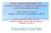 Shanti Swarup Bhatnagar and Scientific Research in National … 2014-Khalsa... · 2015. 2. 24. · in which I find your book* at last advertised. That the book is of a high standard