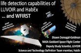 life detection capabilities of LUVOIR and HabEx...Need heavy lift launch vehicle with large fairing Suitable vehicles (SLS and commercial) in development Starshade Deployment, Edge