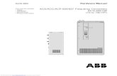ACS 600 Hardware Manual ACS/ACC/ACP 604/607 Frequency … · 2018. 12. 4. · ACS/ACC/ACP 604/607 Frequency Converters 55 to 630 kW (75 to 700 HP) ACS 600 ACS 600 Hardware Manual