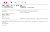 SAFETY DATA SHEET - StatLab · Acetone US (ACGIH) STEL 750 ppm Acetone US (ACGIH) TWA 500 ppm Appropriate engineering controls: General room or local exhaust ventilation is usually