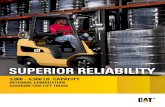 SUPERIOR RELIABILITY - Logisnext...The Cat® 3,000-6,500 lb. LP gas cushion tire series offers what businesses demand: fuel economy, reliable performance and greater operator control.