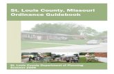 St. Louis County, Missouri Ordinance Guidebookriverwoodestates.com/riverwoodestates/files/OrdinanceGuidebook.pdf · Basketball Hoops (Unincorporated, St. Louis County Right-of-Ways)
