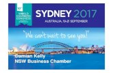Damian Kelly NSW Business Chamber · INTERNATIONAL CONVENTION CENTRE SYDNEY. Delegation Interest • Confederation of Asia Pacific Chambers of Commerce & Industry (200 – 300) •