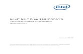 Intel® NUC Board NUC6CAYB...Mb Megabit (1,048,576 bits) Mb/s Megabits per second TDP Thermal Design Power xxh An address or data value ending with a lowercase h indicates a hexadecimal
