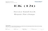 Service assignation SA-32.3 Repair flat charge EK (12t) EK (12t) · 2014. 6. 16. · Service assignation SA-32.3 Repair flat charge EK (12t) SA-32.3-EK (12t)-E.docx Seite 17 von 17