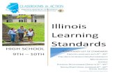 Illinois Learning Standards · 2020. 2. 14. · Address, Roosevelt's Four Freedoms speech, King's "Letter from Birmingham Jail"), including how they address related themes and concepts.