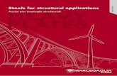 Steels for structural applications Acciai per impieghi ...€¦ · with the main standards EN 10160, A/SA 435, A/SA578 collaudo ultrasonori in accordo alle principali norme EN 10160,