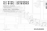 CTK2090 CTK2400 EN - CASIO• In this manual, the term “Digital Keyboard” refers to the CTK-2090/CTK-2400. • Illustrations in this User’s Guide show the CTK-2400. • In this