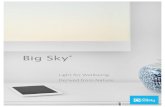 Big Sky · 2018. 5. 10. · Big Sky® Feel Good Everyday Big Sky brings energizing blue skies from dawn to dusk, into all spaces, everyday. Big Sky is designed to enhance personal