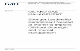 GAO-17-293, OIL AND GAS MANAGEMENT: Stronger ...copyrighted images or other material, permission from the copyright holder may be necessary if you wish to reproduce this material separately.