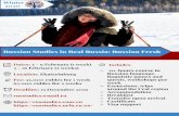 Russian Studies in Real Russia: Russian Fresh Winter · Winter 2020 Dates: 3 - 9 February (1 week) 3 - 16 February (2 weeks) Location: Ekaterinburg Fee: 35.000 rubles for 1 week 65.000