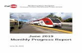 June 2019 Monthly Progress Report - CaltrainModernization+Program/... · 2019. 7. 24. · Peninsula Corridor Electrification Project Monthly Progress Report Executive Summary 2-1