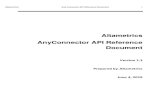 Altametrics Any Connector API Reference Document · Altametrics Any Connector API Reference Document 4 1. Introduction The purpose of this document is to provide detailed description
