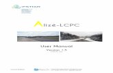 ALIZE-LCPC - FRENCH INSTITUTE OF SCIENCE AND TECHNOLOY … · 2020. 2. 27. · Alize-LCPC Routes has been set up to implement the rational mechanical design method for pavement structures,