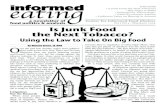 Center for Informed Food Choices food politics & analysis ...eatdrinkpolitics.com/newsletters/IEVol2No3.pdf• Big Sugar vs WHO • Outrageous 'Flavor Rage' • Paint-by-number Salmon