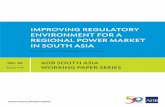 Improving Regulatory Environment for a Regional Power ... Regulatory... · Change Department, ADB. P. N. Fernando, ... ADB does not intend to make any judgments as to the legal or