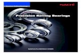 Precision Rolling Bearings - Mohermoher.mx/catalogos/6.pdf · BEARINGS-Body(V3.3E).qxd 06.6.8 0:36 PM Page 6 C M Y K. Angular Contact Ball Bearings / Flush Ground Type 6 D1 R D1d
