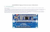 ADS9850 Signal Generator Module - Electronicos Caldaselectronicoscaldas.com/datasheet/HC-SR08.pdf¾ 32-Bit Frequency Tuning Word ¾ Simplified Control Interface: Parallel Byte or Serial