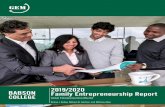2019/2020 Family Entrepreneurship Report...annual survey provided information detailed in this report on the motives, job creation, and innovation characteristics of family entrepreneurs