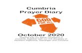 Cumbria Prayer Diary ... Cumbria Prayer Diary October 2020 Praying with our fellow Christians in Cumbria,