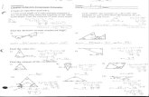 Geometry chapter 4 review - Twinsburg chapter 4 review2.pdfChapter 4 Review Congruent Triangles Create an equation and solve. 1) One acute angle of a right triangle measure is two