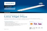 Fortimo LED Line High Flux...Fortimo LED Line High Flux system are designed to enable LED lighting at higher application heights where more light is needed, such as trunking, battens
