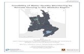 Feasibility of Water Quality Monitoring by Remote Sensing ... · Feasibility of Water Quality Monitoring by Remote Sensing in the Waikato Region 2017 ERI report number 87 Client report