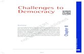 Challenges to Democracy - NCERTChallenges to Democracy 103 Different contexts, different challenges Each of these car toons r epr esents a c halleng e to democr acy. Please describe