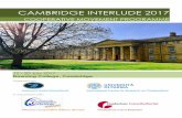 CAMBRIDGE INTERLUDE 2017 · 2017. 4. 13. · 2 Welcome Dear delegates, It is with great pleasure that I welcome delegates of Cooperative Movement Programme to the Cambridge Interlude
