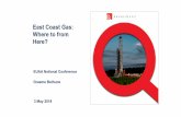East Coast Gas: Where to from Here?€¦ · Supply: bad news and good news • Queensland reserves write-downs • Declining conventional production offshore Victoria • Northern