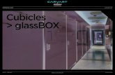 COMMERCIAL BATH CARVART.COM Cubicles > glassBOX€¦ · manufacturing processes that bring cost down. The systems are designed with installation in mind. Connections and mounting