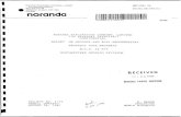 Mail Box #20: NRX 013 noranda · 2017. 1. 17. · mail box #20: nrx 013 42d09nw0012 2.10465 pic 010 noranda exploration company, limited (no personal liability) confidential report