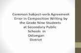 Common Subject-verb Agreement Error in Composition ...rsucivilengineering.weebly.com/uploads/7/7/6/4/77644974/...guiding the remedial action we must take to correct an unsatisfactory
