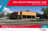 1612 SOUTH BROADWAY AVE€¦ · 1612 S BROADWAY AVE Boise, Idaho 83706 Cushman & Wakefield Copyright 2015. No warranty or representation, ex-press or implied, is made to the accuracy