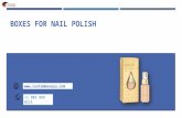 Boxes for nail polish with quality material in USA