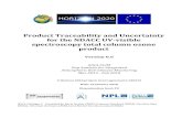 Product Traceability and Uncertainty for the NDACC UV ... · Product Traceability and Uncertainty for the NDACC UV-visible spectroscopy total column ozone product Version 0.6 GAIA-CLIM