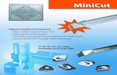 MiniCut - IndexMiniCut - Index BECKER has developed the MiniCut Tool System especially for boring from a diameter of .157” to .984” in PCD, CBN and MDC optimizing the advantages