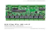 Kit Clp Pic 40 v4vwsolucoes.com/view/download_produtos/Manual - Kit... · ser à relé (contatos reversíveis), a transistor ou a triac, 01 entrada analógica (0-5V ou 0-10V ou 0-20mA,