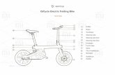 QiCycle Electric Folding BikeLift the latch to secure a position of a steering tube. Adjusting a tilt of steering Set a desired angle of a handlebar and simultaneously tighten two