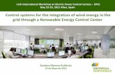 Control systems for the integration of wind energy in the ... 2 Moreno (p… · •The CORE has been developed by Iberdrola Renewables with the help of 'Iberdrola Engineering' and