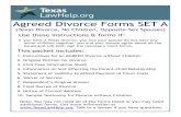 12/3/2019 Instructions & Forms for an Agreed Divorce without ......have a family law lawyer review your completed Final Decree of Divorce form. Family law lawyers specialize in Family