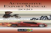 ACKNOWLEDGEMENTS - AIDC Export manual 202… · The Automotive Export Manual – 2020 – South Africa publication is an annual publication produced and compiled by the Automotive