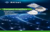 Compact Amplifiers - BKtel BKtel 1118... · 6 HFC HFC 7 Modern compact amplifier for DOCSIS 3.1 HFC networks Frequency range: up to 1218 MHz High gain (up to 46 dB) Loop-through output,