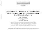 Inflation, Price Controls, and Fiscal Adjustment in Zimbabwe...C. Price and Wage Determination .15 D. The Financial System .19 E. Current Issues .25 III. The Model .27 A. Inflation,