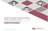 GUIDE TO ELECTION AND DISCLOSURE OBLIGATIONS ......ECQ website or requested from the ECQ by phoning 1300 881 665 or emailing fad@ecq.qld.gov.au. The information in this handbook is