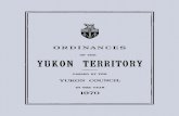 Ordinances of the Yukon-1970INDEX ORDINANCES PASSED - 1970 (FIRST SESSION) Chap. Name Page 1. An Ordinance Respecting Cooperative Associations 1 2. An Ordinance to Provide for the