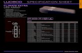 SPECIFICATION SHEET - Lucecoluceco.com/public/downloads/technical_data_sheets/...SPECIFICATION SHEET STANDARDS EN 60598-1 Luminaires - General requirements EN 60598-2-1 Luminaires